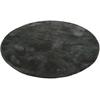 Hochflor-Teppich ESPRIT "Relaxx ESP-4150", grau (anthrazit), H:25mm Ø:120cm, Kunstfaser, Teppiche, Wohnzimmer, sehr große Farbauswahl, weicher dichter Hochflor