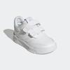 Klettschuh ADIDAS SPORTSWEAR "TENSAUR HOOK AND LOOP", Gr. 24, weiß (cloud weiß, cloud weiß, grau one), Synthetik, Textil, sportlich, Schuhe, für Kinder mit Klettverschluss