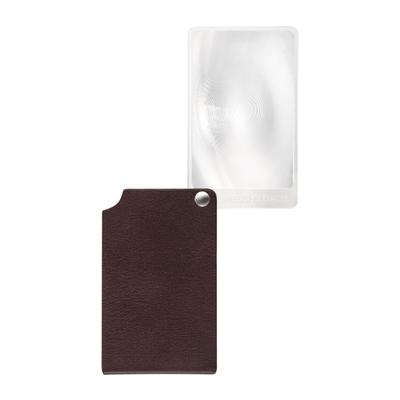ESCHENBACH OPTIK Einschlaglupe "visoPOCKET", rot, B:7,4cm H:4,8cm, Lupen, mit großem Sehfeld mit superflacher Linse Image