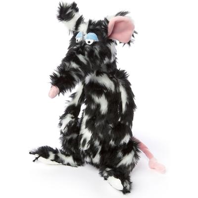 Kuscheltier SIGIKID "BeastsTown - Ratte Schiggi Miggi" Plüschfiguren schwarz (schwarz/weiß) Kinder Made in Europe