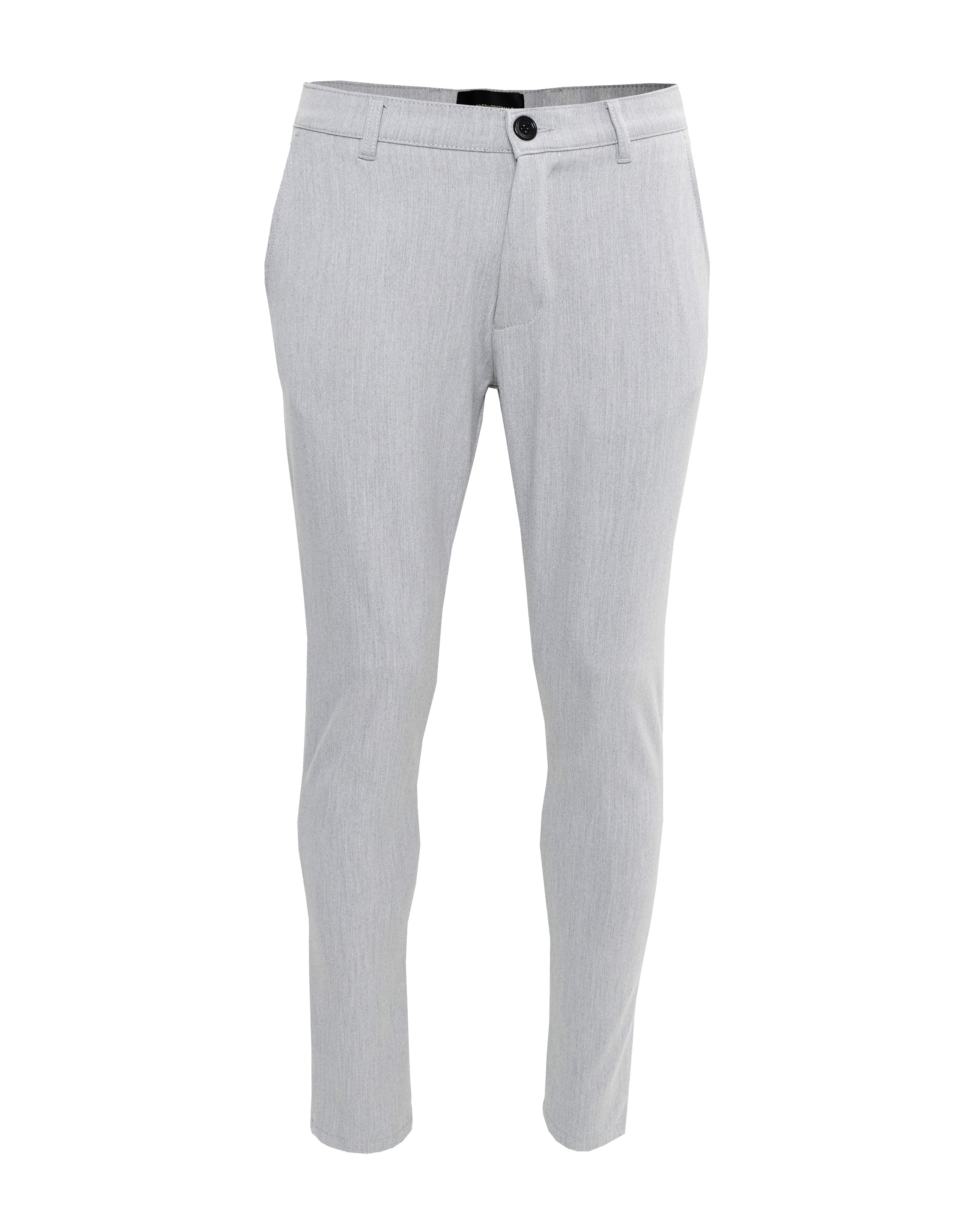Stoffhose SOLID "Stoffhose SDFrederic", Herren, Gr. 29, Länge 30, grau (lig grau m), Obermaterial: 62% Polyester PES. 33% Viskose CV. 5% Elasthan EL., Hosen Stoffhose