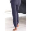 Strickhose ELBSAND, Damen, Gr. 48/50, N-Gr, blau (blau meliert), Feinstrick, Obermaterial: 50% Viskose (LENZING), 50% Polyester, unifarben, meliert, casual, bequem lang, Hosen, mit eingestricktem Logo, aus hochwertigen Feinstrick, Loungewear