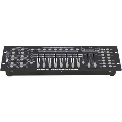 Dmx Operator 192 dmx Controller 16-Kanal 19 Zoll-Bauform, Musiksteuerung - Eurolite