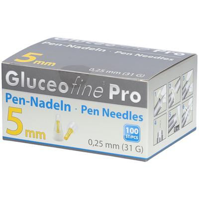 Gluceofine Pro Pen-Nadeln 31 G 0,25x5 mm 100 St Kanüle Image