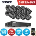 ANNKE 1080P H.264 8CH CCTV Camera DVR System 8pcs IP66 impermeabile 2.0MP Bullet telecamere Home Video Security CCTV Kit