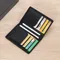 Rfid – portefeuille en cuir Multiple pour hommes, porte-cartes de crédit, Documents minces, blocage Rfid, Clip pour carte de crédit, carte de crédit