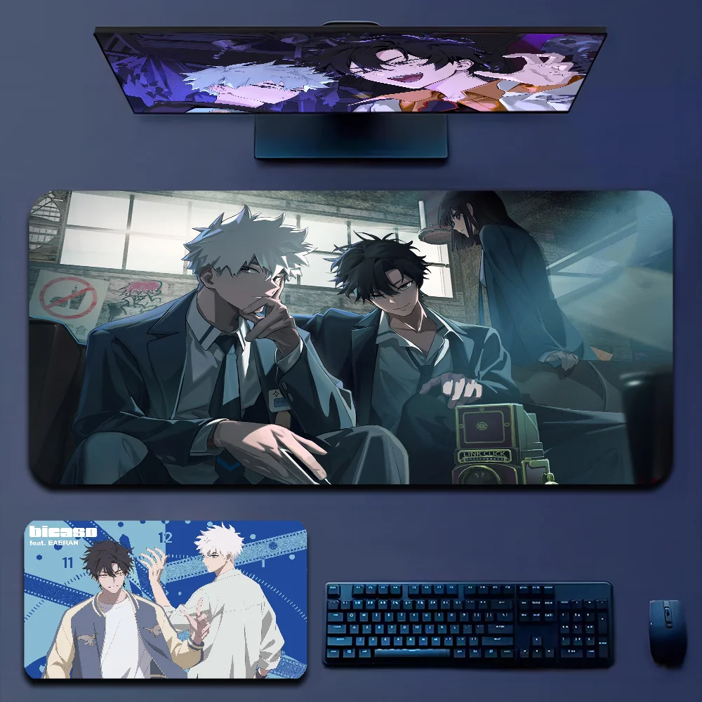 Anime Link Klick Boden matte 80x30cm xl Locke dge Büro Computer Schreibtisch Matte Tisch Tastatur große Mauspad Laptop Kissen
