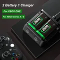 PURFIELD 2*2400mAh Per Xbox One Controller Wireless Gamepad Joypad batteria ricaricabile + cavo USB