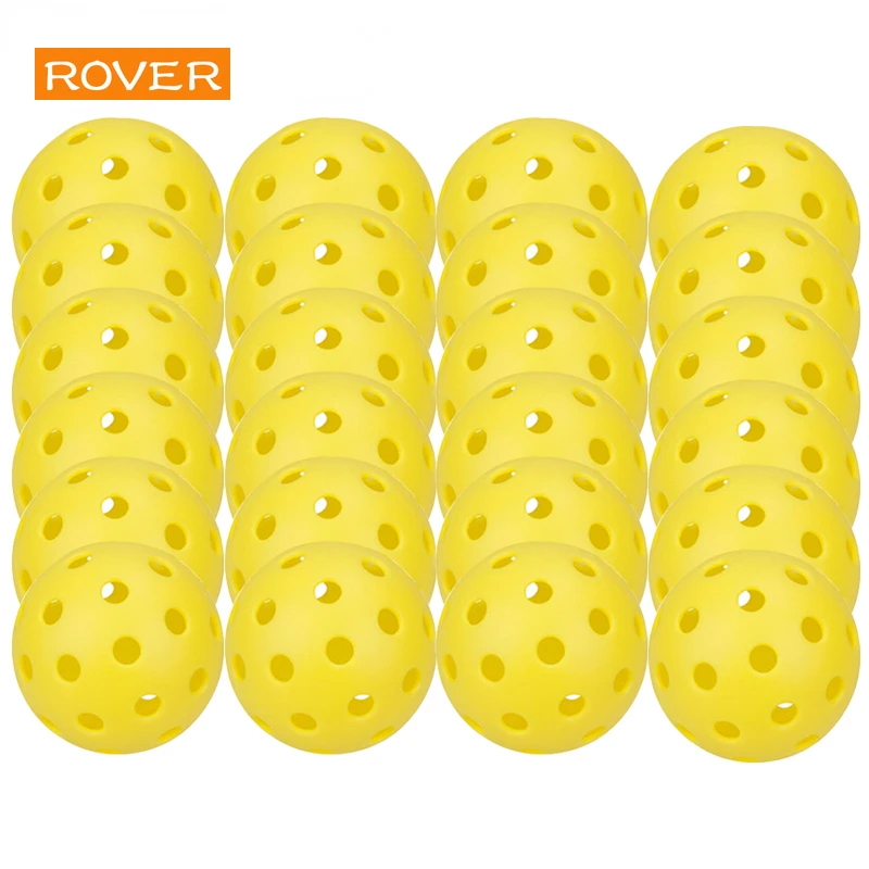 Pickleball 74 mm langlebig 40 Löcher für den Außenbereich, 6/12/24 Stück, Pickleballs 26 g, für den Außenbereich, für Wettkampf- Image