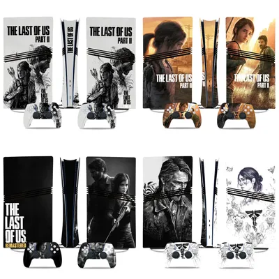 Für PS5 Pro: The Last of Us-Thema PVC-Skin-Aufkleber-Set für Konsole und Controller, einfache Image