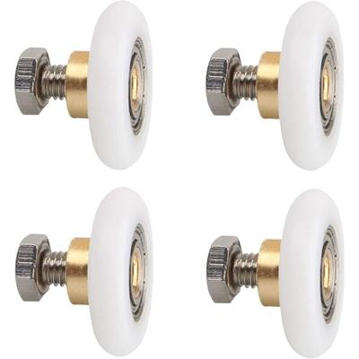 Lablanc - 4 Stück Schiebetürrolle, Duschrollen, Schiebetürrollenrolle, Duschtürrolle, mit Image