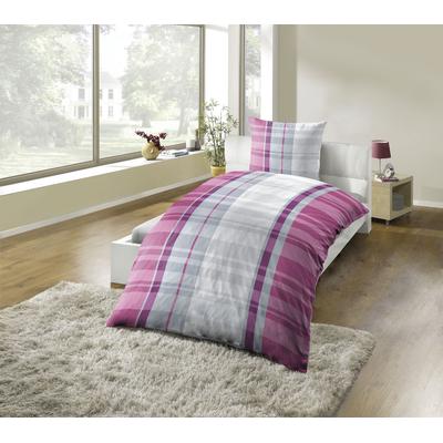 Bettwäsche KINZLER "Polycotton Flanell Bettwäsche", bunt, B/L: 135cm x 200cm, , Polycotton, B/L: 80cm x 80cm, Polycotton, Obermaterial: 65% Baumwolle, 35% Polyester, Bettwäsche, Besonders weich Image