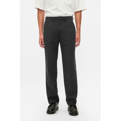 Gap Mens Grey 365 Straight Fit Trousers - Grey