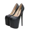 Sexy 19cm extreme High Heels Schuhe Frau Mode Plattform Pumps schwarz nackt Absatz Schuhe große