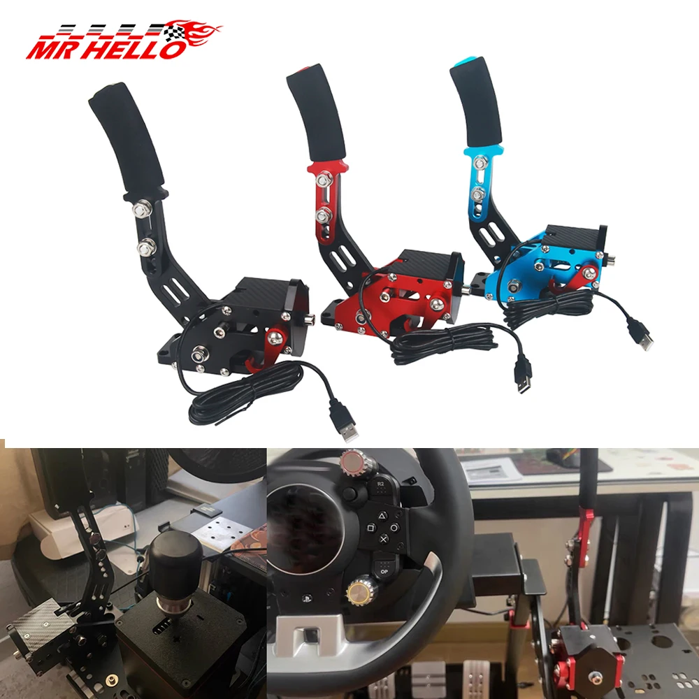 Bremssystem USB Handbremse für Logitech G29/G27/G25 PC Hall Sensor Rally SIM Racing Games T300 T500 Image