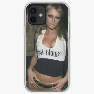 Paris Hilton Got Blow Iphone Tough Ca Phone Case Customizable for iPhone 11 12 13 14 Pro Max Mini X XS XR Max 6 6S 7 8 Plus Dog
