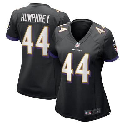 Baltimore Ravens Nike Game Ausweichtrikot - Schwarz - Marlon Humphrey - Damen Image