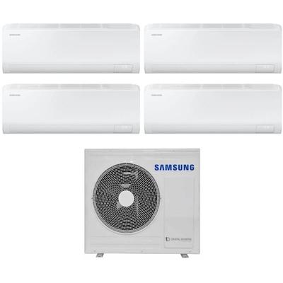 Samsung - Klimagerät Quadri Split Inverter cebu Serie 9000+9000+12000 btu mit AJ080TXJ4KG/EU Wi-Fi
