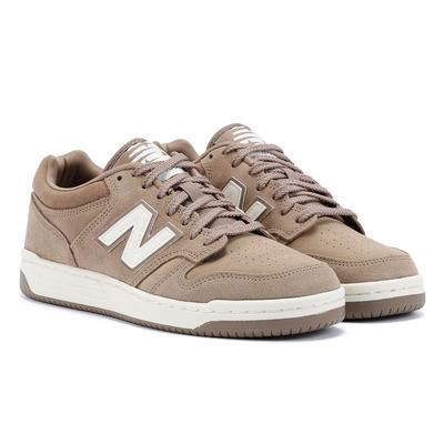 New Balance 480 Ledergraue Turnschuhe