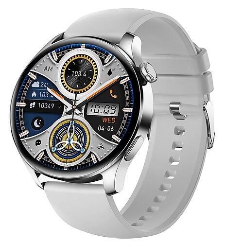 imosi 1,53 Zoll Smart Watch Fitness Laufuhr Bluetooth Schrittzähler Anruferinnerung Schlaftracker Kompatibel mit Android iOS Damen Herren Freisprecheinrichtung Wasserdichte Mediensteuerung IP 67 Image