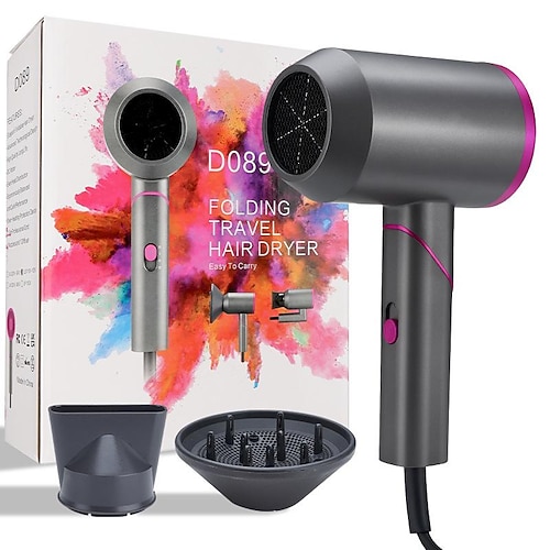 Ionen-Haartrockner 2000 W Salonleistung Wechselstrommotor Styling-Tool / Haartrockner Professioneller Fön Negativ-Ionen-Schnelltrocknung für die Haarpflege 3 Heizungen / 2 Geschwindigkeiten / Kälte Image