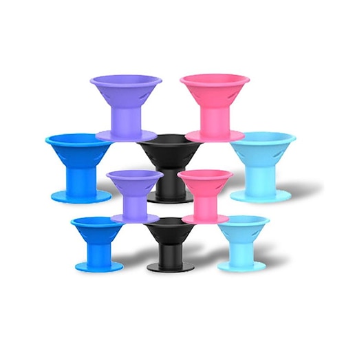 Das wärmelose Lockenstab-Stirnband aus magischem Silikon umfasst große Lockenwickler für die Nacht, kleine Lockenwickler für Frauen, Mädchen, langes und kurzes Haar Image