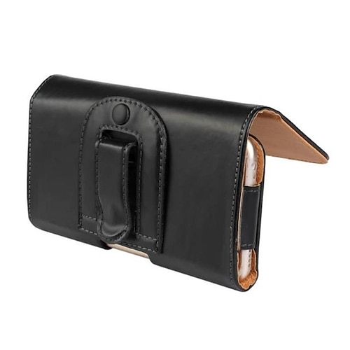 Gürteltasche aus Leder für Handys 7,2/6,5/6,2/5,2 Zoll, magnetische vertikale Handytasche für iPhone 14 Pro Max 13 12 11, Beutelabdeckung, Gürtelclip Image