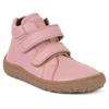 Barfußschuh FRODDO "BAREFOOT AUTUMN", Kinder, Gr. 29, rosa, Glattleder, Basic, Schuhe, Klettstiefel, Bequemschuh, Kinderstiefel mit rutschhemmender Laufsohle
