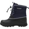 Snowboots HUMMEL "ICICLE JR", Gr. 31, schwarz (schwarz iris), Textil, sportlich, Schuhe, wasserdicht und gefüttert