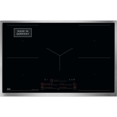 AEG Induktions-Kochfeld "TK85IMOFRB", schwarz, B:79,6cm H:4,4cm T:51,6cm, Kochfelder, PowerBoost, 5 Kochzonen, Hob²Hood, Doublebridge, Made in Germany Image