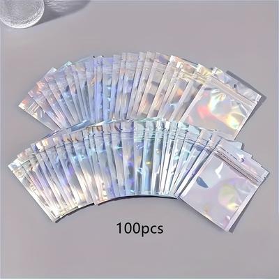 TEMU 50/100pcs Storage , Plastic Jewelry Pouches For , Necklaces, Bracelets, & -jewelry Making Display & Packaging Supplies Image