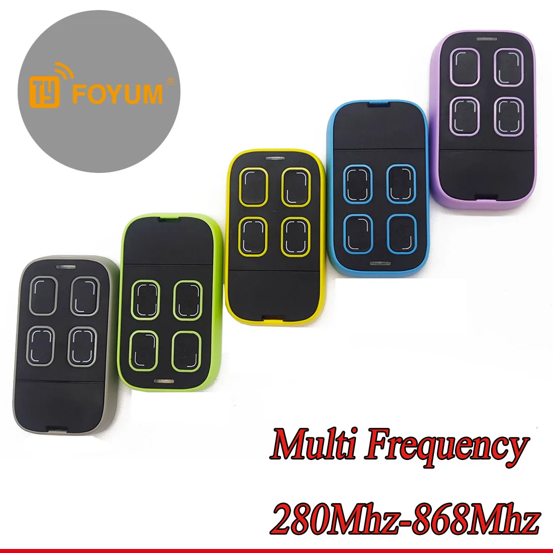 Foyum Wireless RF Multi frequenza 250-868mhz Face to Face telecomando universale Clone Gate duplicatore di chiavi con telecomando