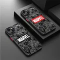 Custodia per telefono con logo Marvel per Apple iPhone 16 Pro Max 16 Plus 16 Pro Cover in silicone