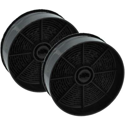 Vhbw - 2x Aktivkohlefilter kompatibel mit Beko ctb 6407 xh, ctb 9407 x, CTB6250X, ctb 6407 w, ctb Image
