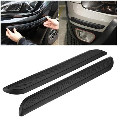 Cyslmuk - 2 Stück Auto-Stoßstangenschutzstreifen, PVC-Kratzschutz-Selbstklebestreifen, Image