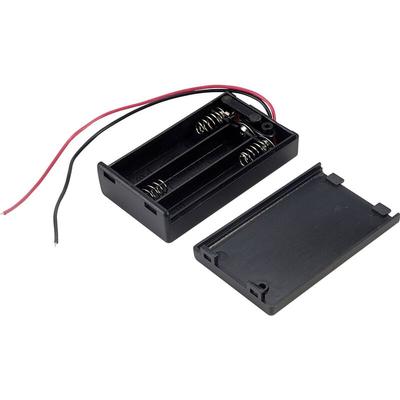 SBH431-1AS Batteriehalter 3x Micro (aaa) Kabel - Tru Components Image