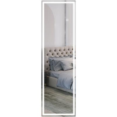 Wandspiegel 120 x 40 cm, Badspiegel mit LED-Beleuchtung, 3 Lichtbarben dimmbar, rechteckiger Image