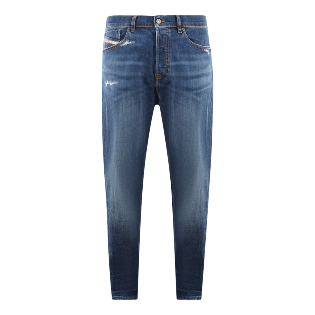 Diesel D-Fining 09E07 Blaue Jeans Image