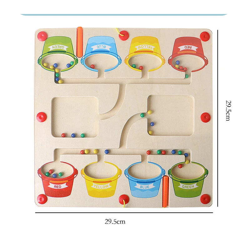 Farbe vs. Kampfs tift Spiel Baby Holz Montessori Spielzeug für Kinder frühes pädagogisches Lernen Brettspiel Holzspiel zeug Image