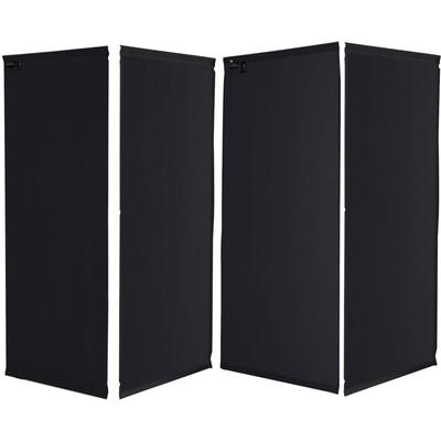 Quick-star - Ersatz Bezug Paravent 4 Teilig 165 x 220 cm Raumteiler Trennwand Sichtschutz Image