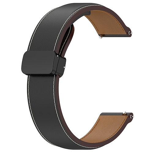 Uhrenarmband für Samsung Galaxy Watch 6 40/44mm Watch 6 Classic 43/47mm PU - Leder Ersatz Gurt Verstellbar Solo-Loop Armband Image