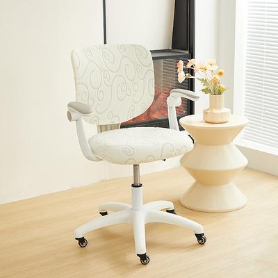 Office Chair Cover Thicken Solid Office Computer Spandex Split Seat Cover Universal Office Anti-dust Armchair Cover