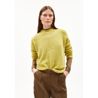 SURI INARAA - Frauen Oversized Fit Strickpullover - oliv (Größe: L) Image