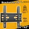 Supporto TV da parete fisso per la maggior parte delle TV LED, LCD e plasma piatte/curve da 14-42" con staffa TV universale salvaspazio Max VESA 200X200