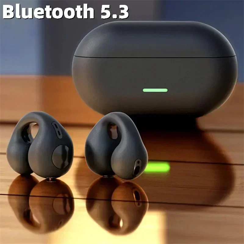 Nuovo originale T75 Conduzione ossea Wireless Bluetooth 5.3 Cuffie Auricolari sportivi Qualità audio HiFi Cuffie TWS impermeabili