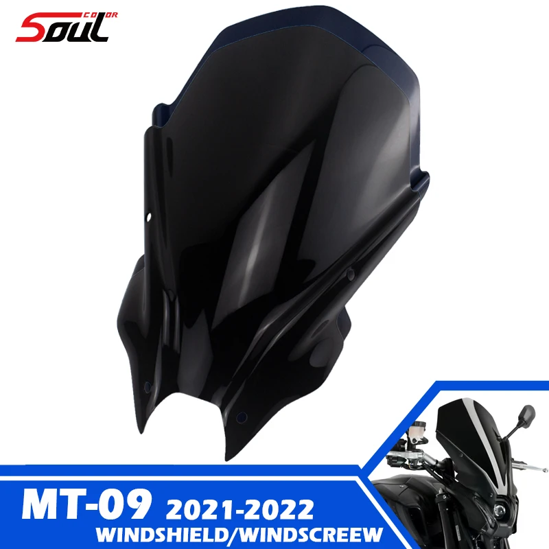 Moto Touring Parabrezza Visiera Parabrezza Adatto Per YAMAHA MT-09 2021 2022 2023 MT09 SP 21 22 23 FZ09 FZ-09 mt09