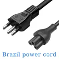 Cavo di alimentazione ca cavo 3 Pin brasile spina PC LCD LED cavo Prong Laptop, adattatore per