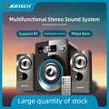 JERTECH Monitor professionale apparecchiature Audio altoparlanti per Computer Set Audio amplificatore Subwoofer Bluetooth cablato USB con telecomando a LED
