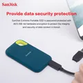 Disco rigido esterno originale SanDisk PSSD verde scuro da 1 TB 2 TB Disco rigido esterno USB 3.2 Tipo-C Disco rigido portatile SSD per telefono