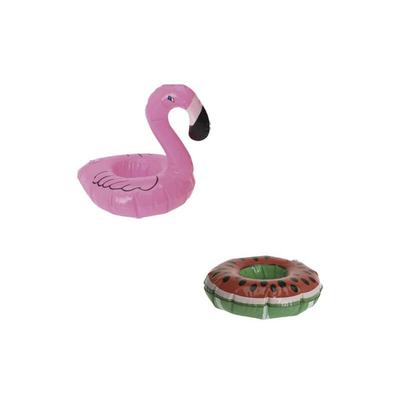 Packung Floating-Glashalter - Modell Flamingo rosa - Floating-Glashalter - Modell Wassermelone Image